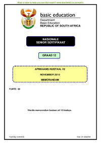 Afrikaans HL P2 Memo Nov 2010.pdf